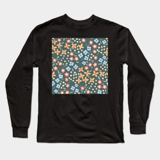 Little Wild Flower Patches Long Sleeve T-Shirt